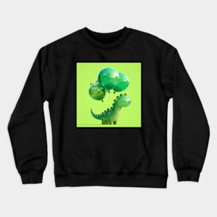 Dinosaur Balloons IX Crewneck Sweatshirt